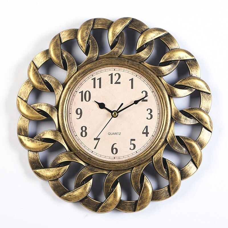 Horloge Murale Ancienne 25 cm — 4 Patines