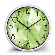 Horloge Feuilles Vertes