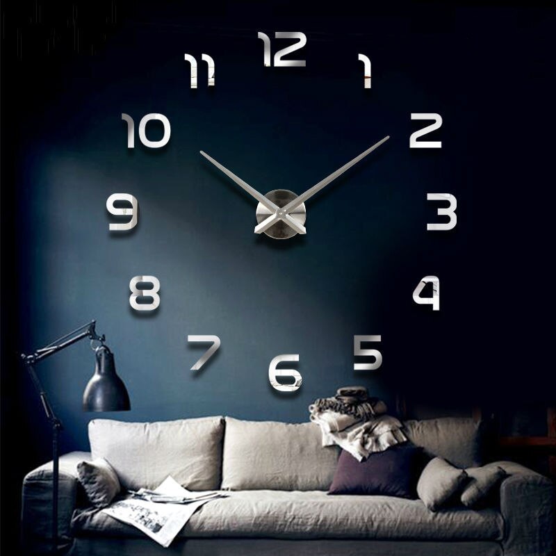 Grande Horloge Miroir 100 cm