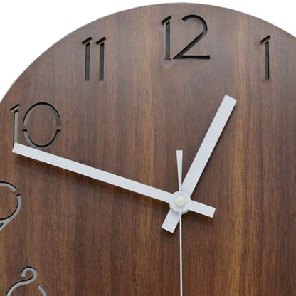 Horloge Noel en Bois