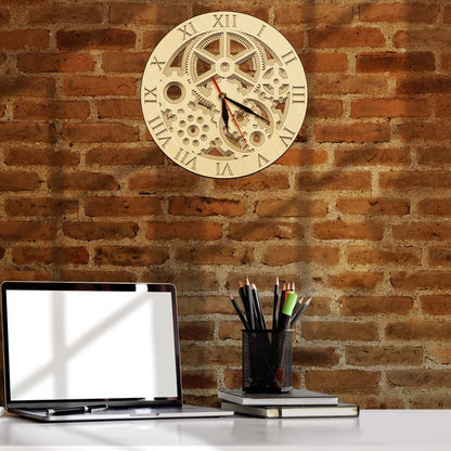 Horloge Industrielle à Engrenage