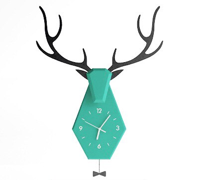 Horloge Tête de Cerf à Pendule