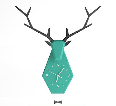 Horloge Tête de Cerf à Pendule