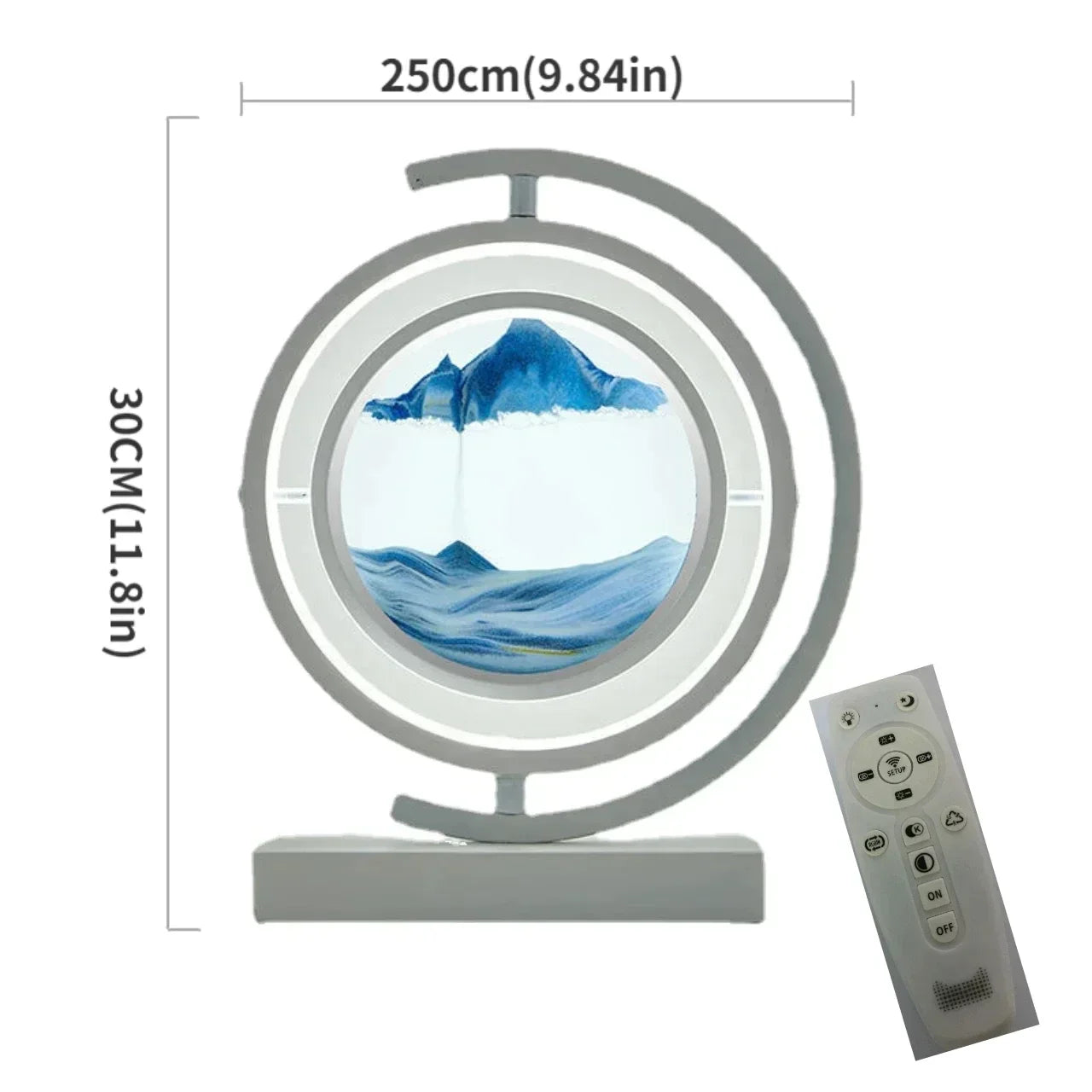 Sablier 3D Paysage
