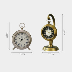 Horloge En Métal Vintage Suspendue