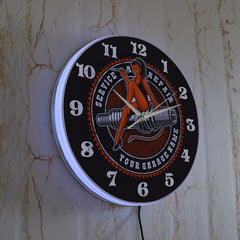 Horloge Pin Up Garage