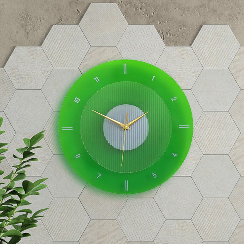 Horloge Murale Bleu Design