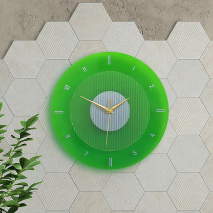 Horloge Murale Bleu Design