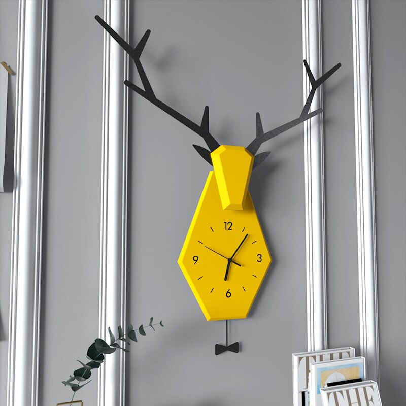 Horloge Tête de Cerf à Pendule