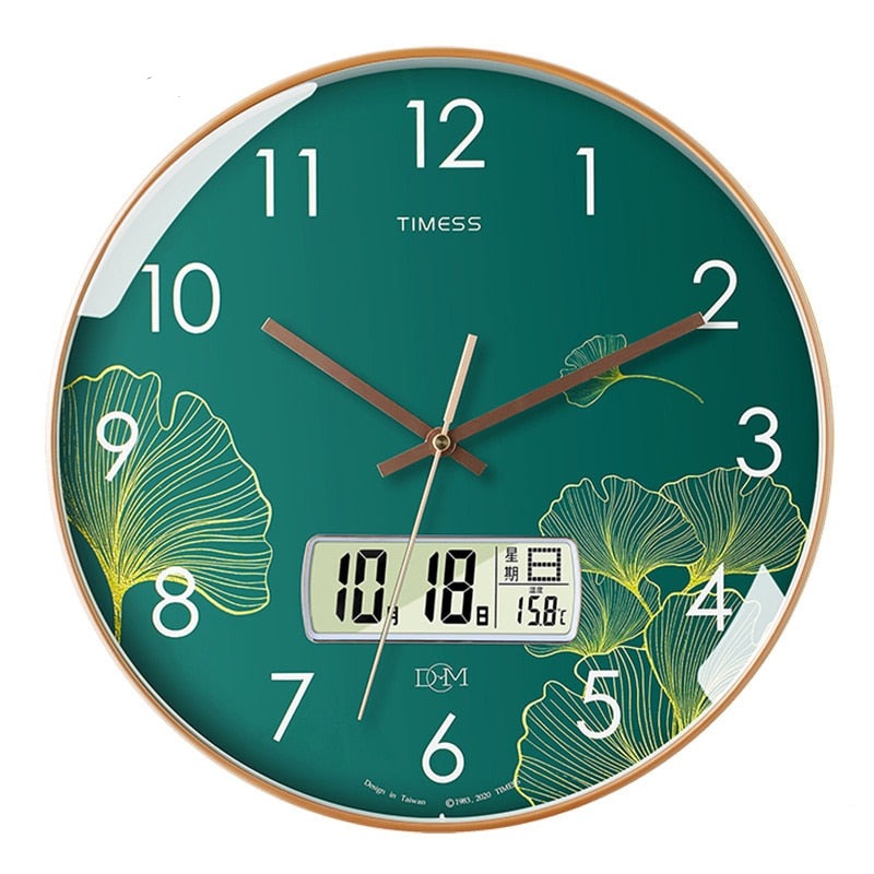 Horloge Design Avec Calendrier