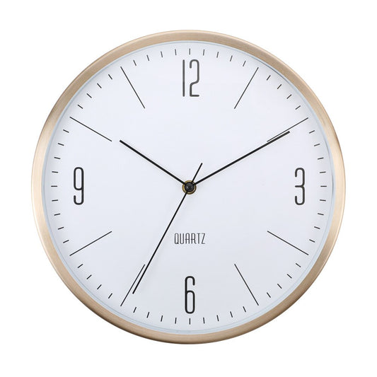Horloge Or et Blanc