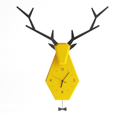 Horloge Tête de Cerf à Pendule