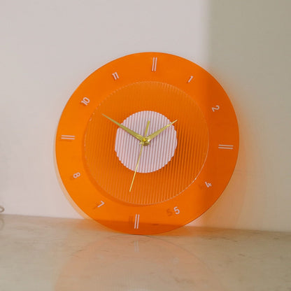Horloge Murale Bleu Design