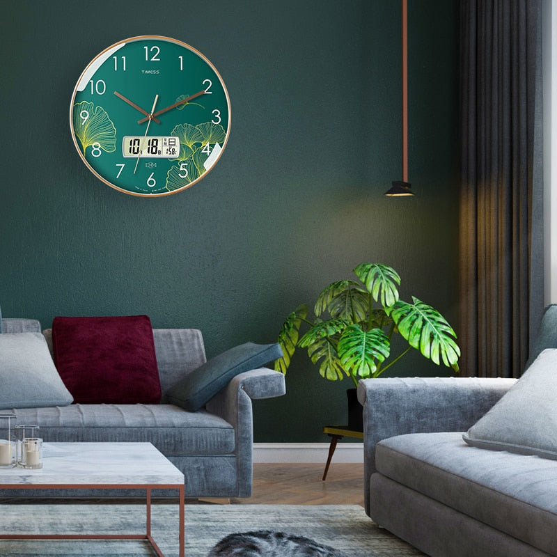 Horloge Design Avec Calendrier