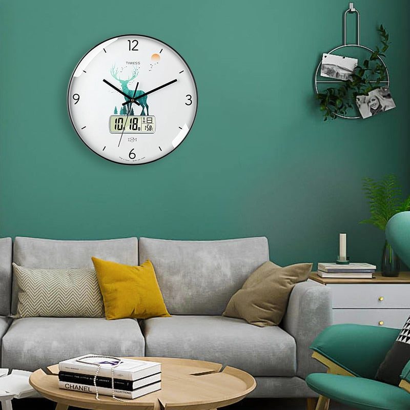 Horloge Design Avec Calendrier