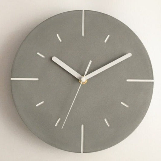 Horloge Gris Moderne