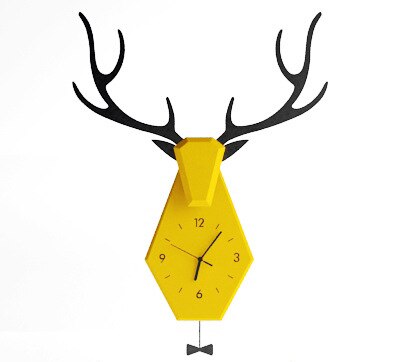 Horloge Tête de Cerf à Pendule