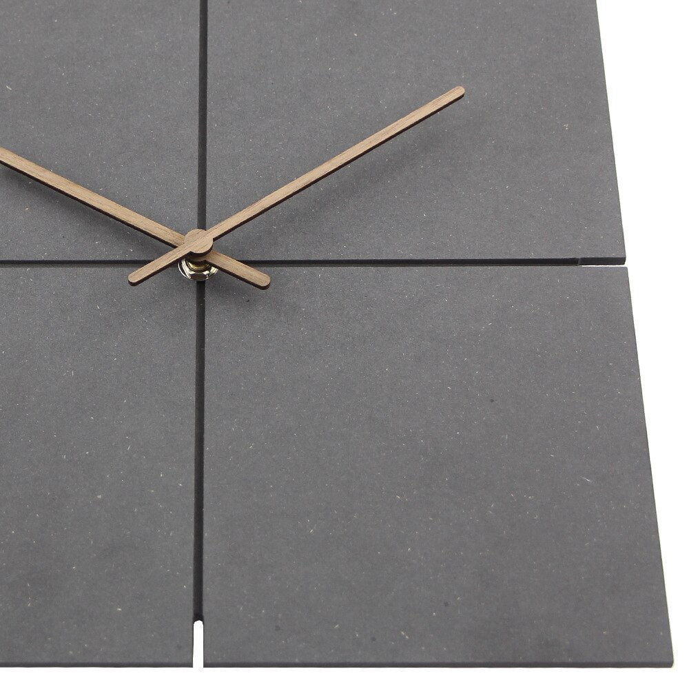 Horloge Bois Et Noir