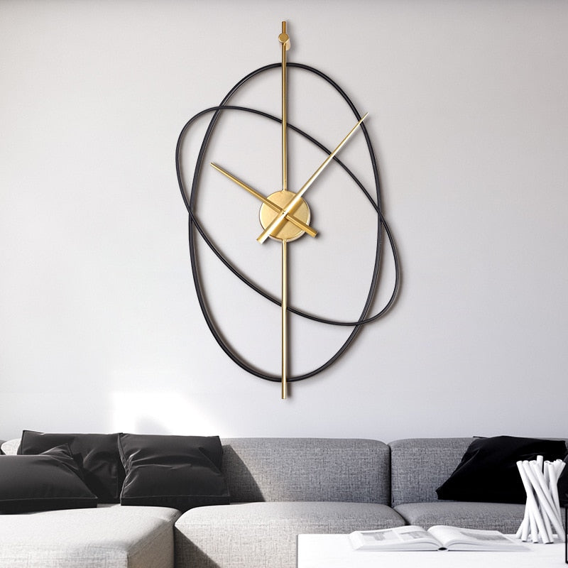 Horloge Silencieuse en Fer