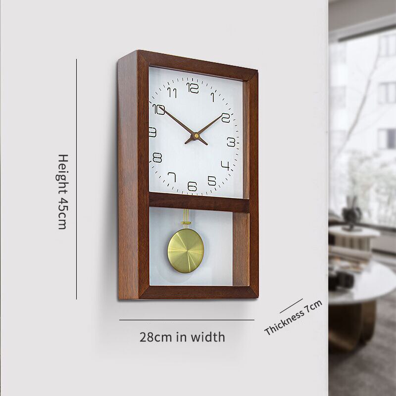 Horloge Design Bois