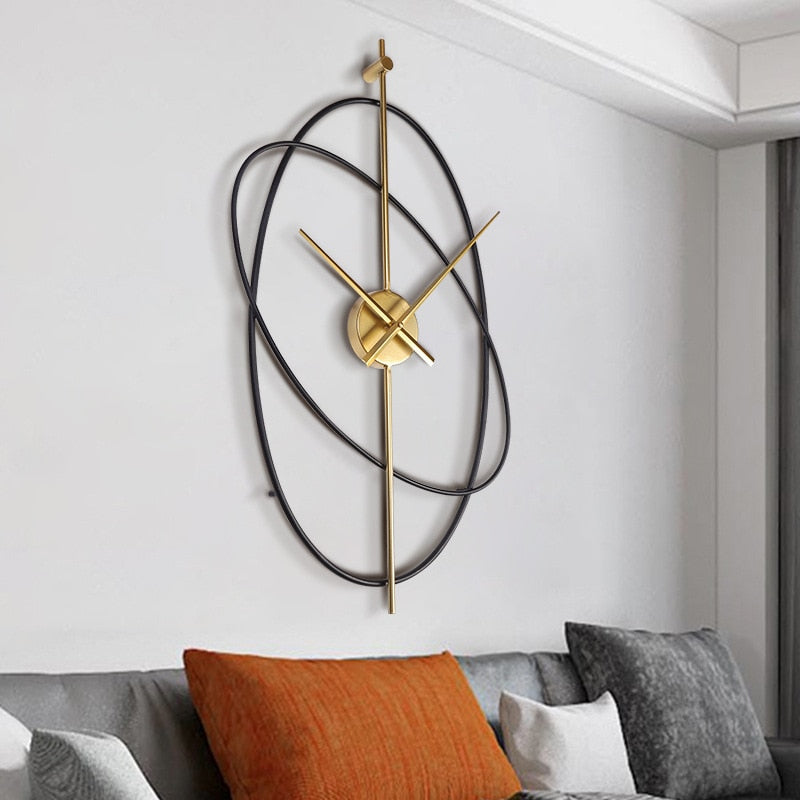Horloge Silencieuse en Fer