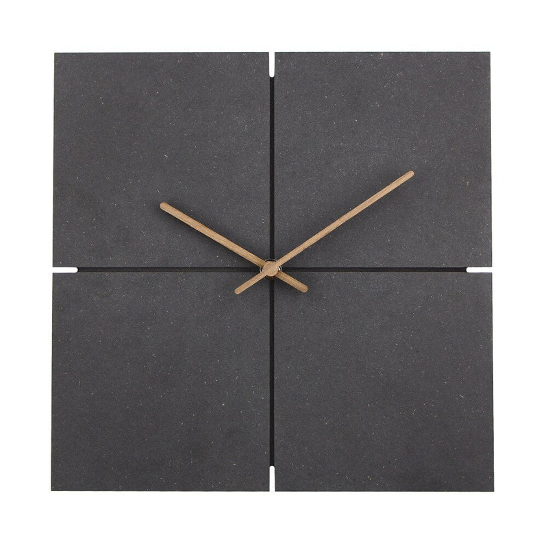 Horloge Bois et Noir 28 cm