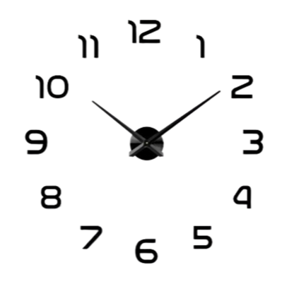 Grande Horloge Miroir 100 cm