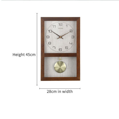 Horloge Design Bois