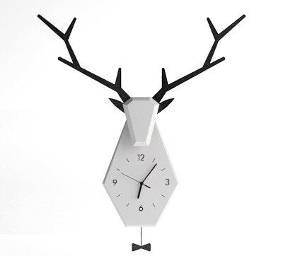 Horloge Tête de Cerf à Pendule