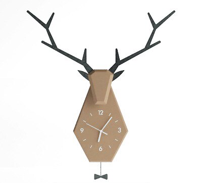 Horloge Tête de Cerf à Pendule