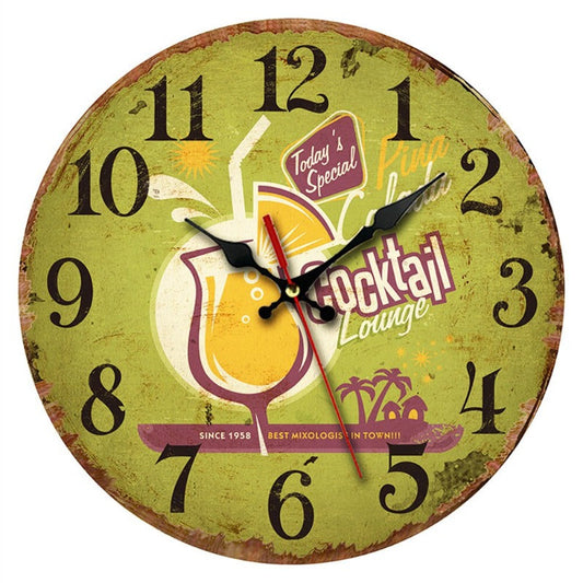 Horloge Murale Vintage Bois