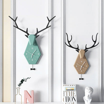 Horloge Tête de Cerf à Pendule
