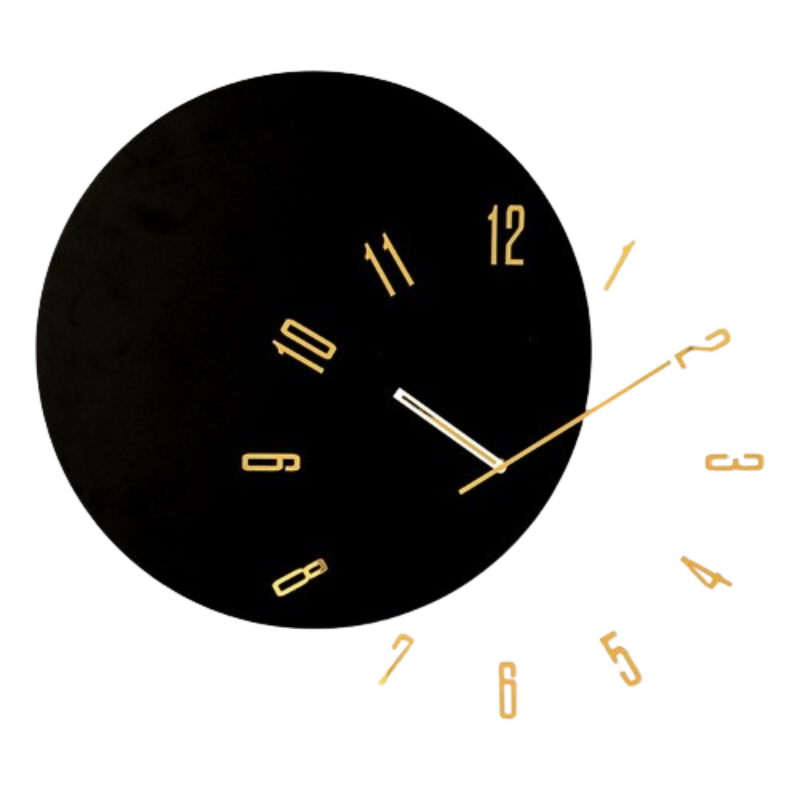 Horloge Noir Originale