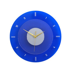 Horloge Murale Bleu Design
