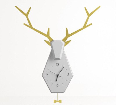 Horloge Tête de Cerf à Pendule