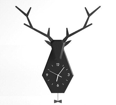 Horloge Tête de Cerf à Pendule