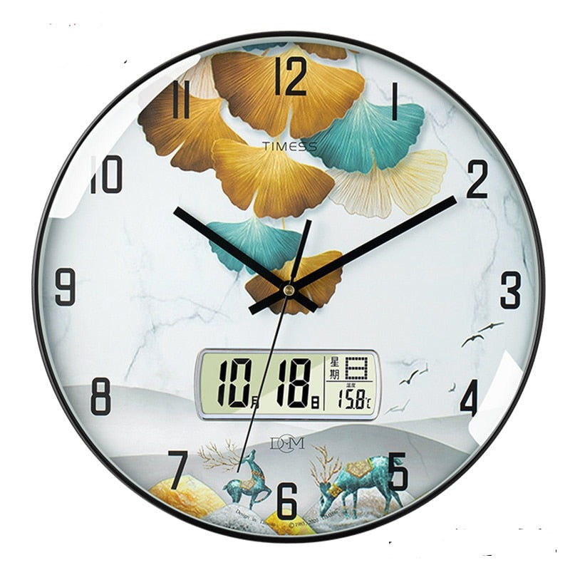 Horloge Design Avec Calendrier