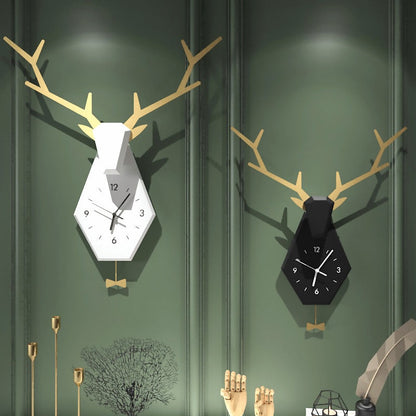 Horloge Tête de Cerf à Pendule