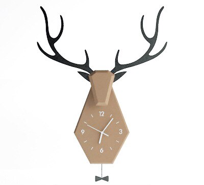 Horloge Tête de Cerf à Pendule