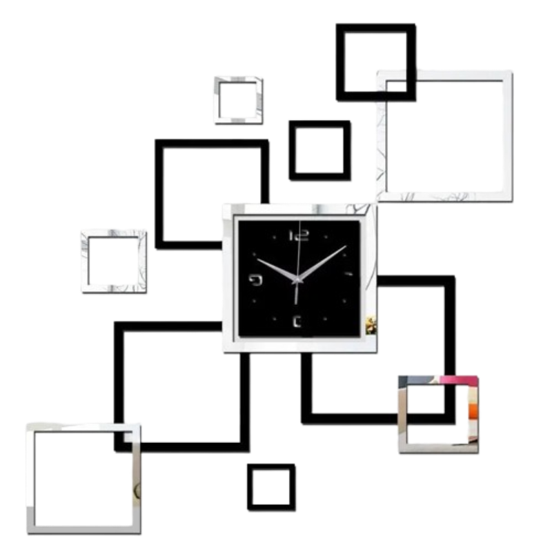 Grande Horloge Murale Design 90 cm