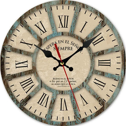 Grande Horloge Murale Vintage - horloge-industrielle