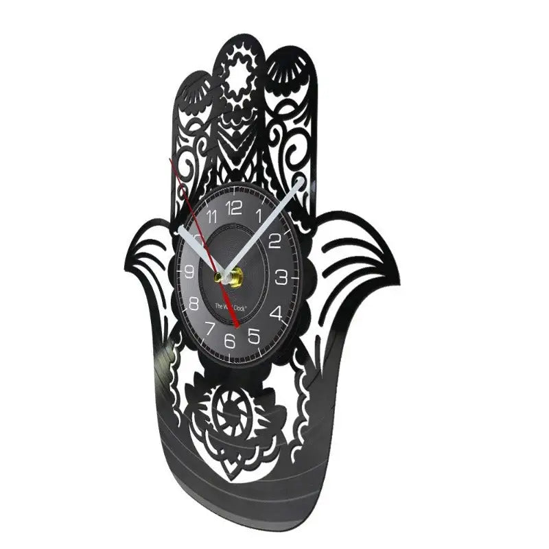 Hamsa Horloge Murale - horloge-industrielle