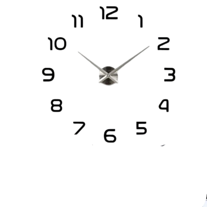 Horloge Murale Noire