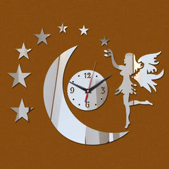 Horloge Argentée Design - horloge-industrielle