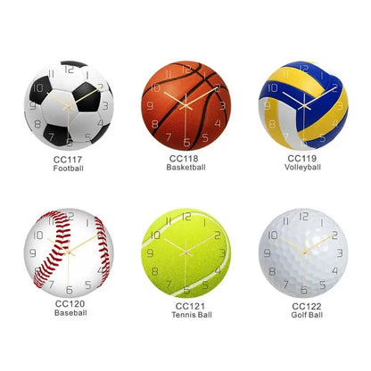 Horloge Ballon de Sports - horloge-industrielle