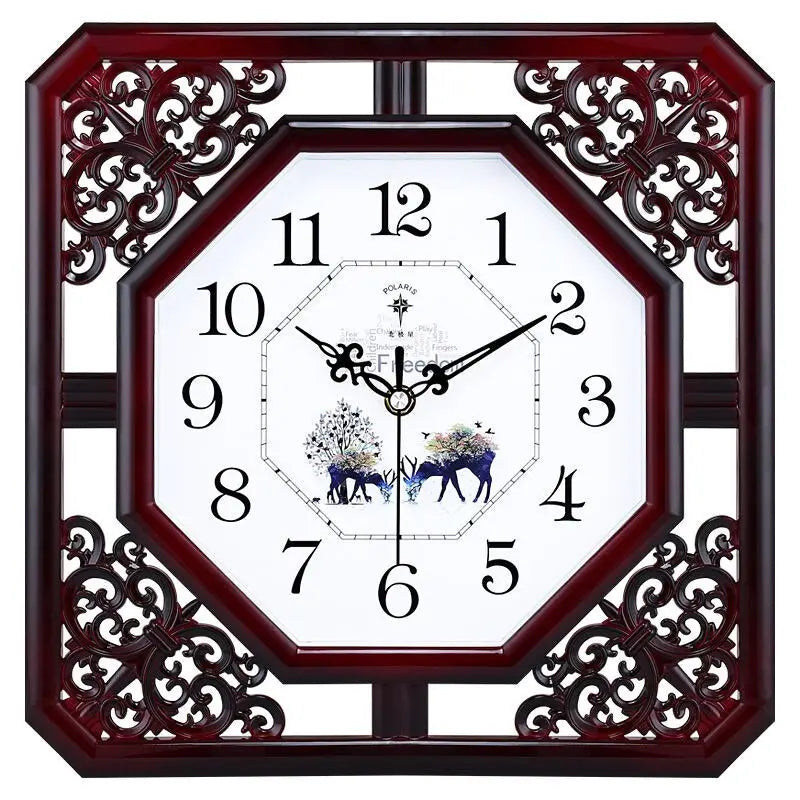 Horloge Blanche en Bois - horloge-industrielle