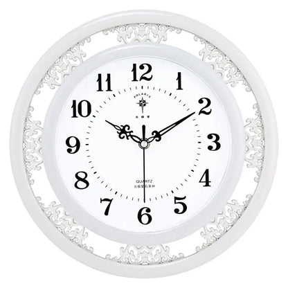 Horloge Blanche en Bois - horloge-industrielle