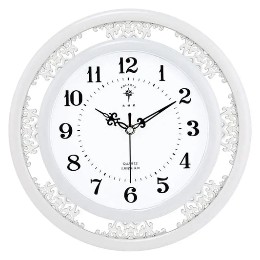 Horloge Blanche en Bois - horloge-industrielle