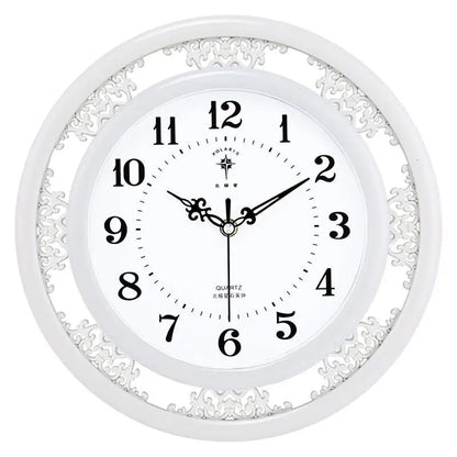 Horloge Blanche en Bois - horloge-industrielle