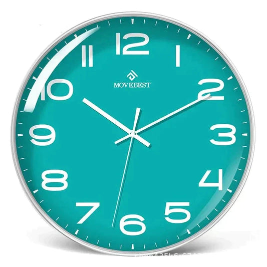 Horloge Bleu Turquoise - horloge-industrielle